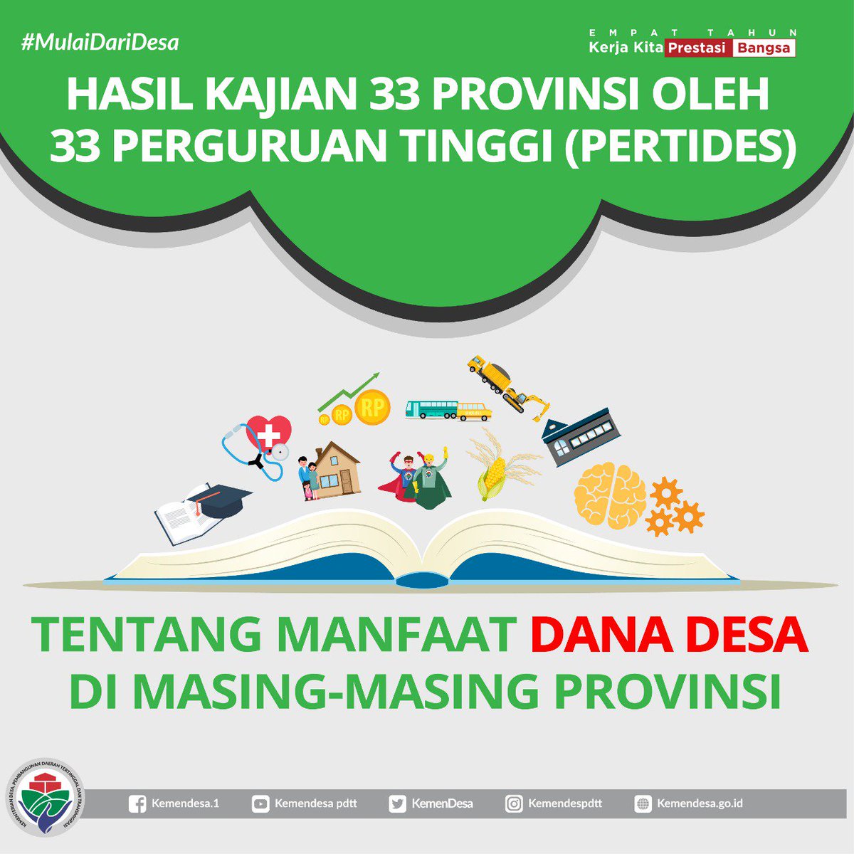 taufikmadjid71's tweet photo. 01. Selalu ada perbaikan kebijakan, karena ini sebuah proses evaluasi agar Dana Desa berjalan dgn baik dan sukses setiap tahunnya, hasil kajian 33 Provinsi kami lakukak olh 33 perguruan tinggi di masing" provinsi.
#ManfaatDanaDesa https://t.co/WV7ovlJ66o