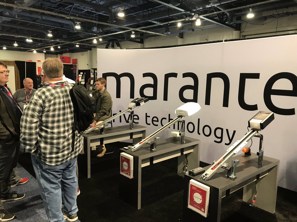 MarantecUSA's tweet photo. Great interest in our residential operators at the a International Builders Show. If you are in Las Vegas, come and visit us at Booth SU4217 in the South Hall! https://t.co/Yb1Xh1JPaw