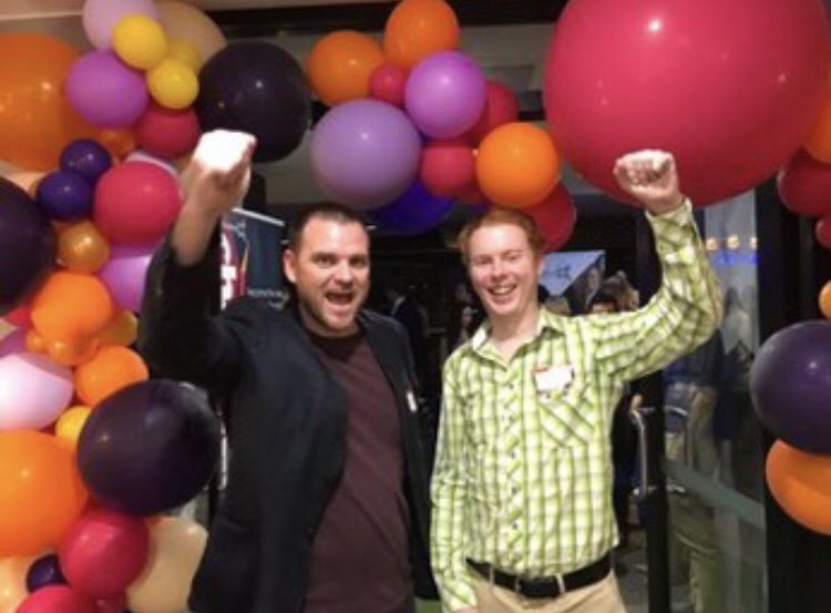 QUTEship's tweet image. We ♥️to see people, 💡💡 &amp;amp; #startups grow @QUTfoundry! Cheers🍻 @excisecloud: #IDEASlaunched ‘18 💰winners &amp;amp; now #QUT bluebox #accelerator team🙌