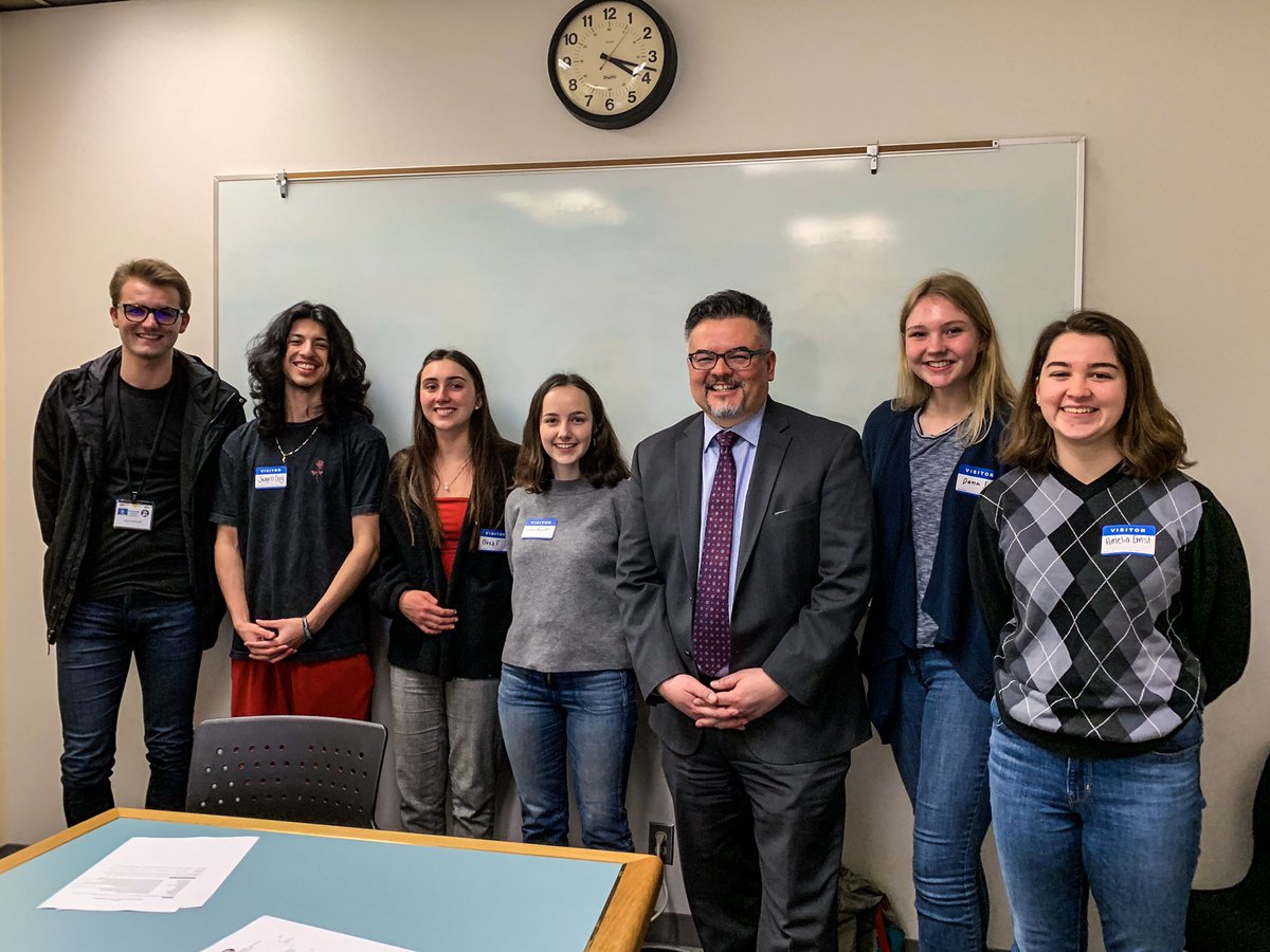 Excited about the discussions we had today with @Super_GGuerrero , <a href="/JonGarc1a/">Jonathan García</a>, and their team at <a href="/PPSConnect/">Portland Public Schools</a> about student voice in decision making. Looking forward to future collaborations! #pps #stuvoice #thrive