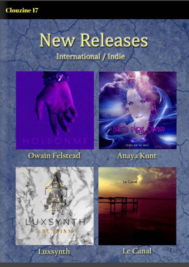 Thanks <a href="/clouzine/">CLOUZINE™ Independent Online Music Publications</a> &amp; <a href="/MuratSes/">Murat Ses</a>  for pushing Le Canal and our new single in your latest issue 🙏🏼 

#IndieMusic #NewRelease #newsingle #NewMusic #WednesdayMotivation