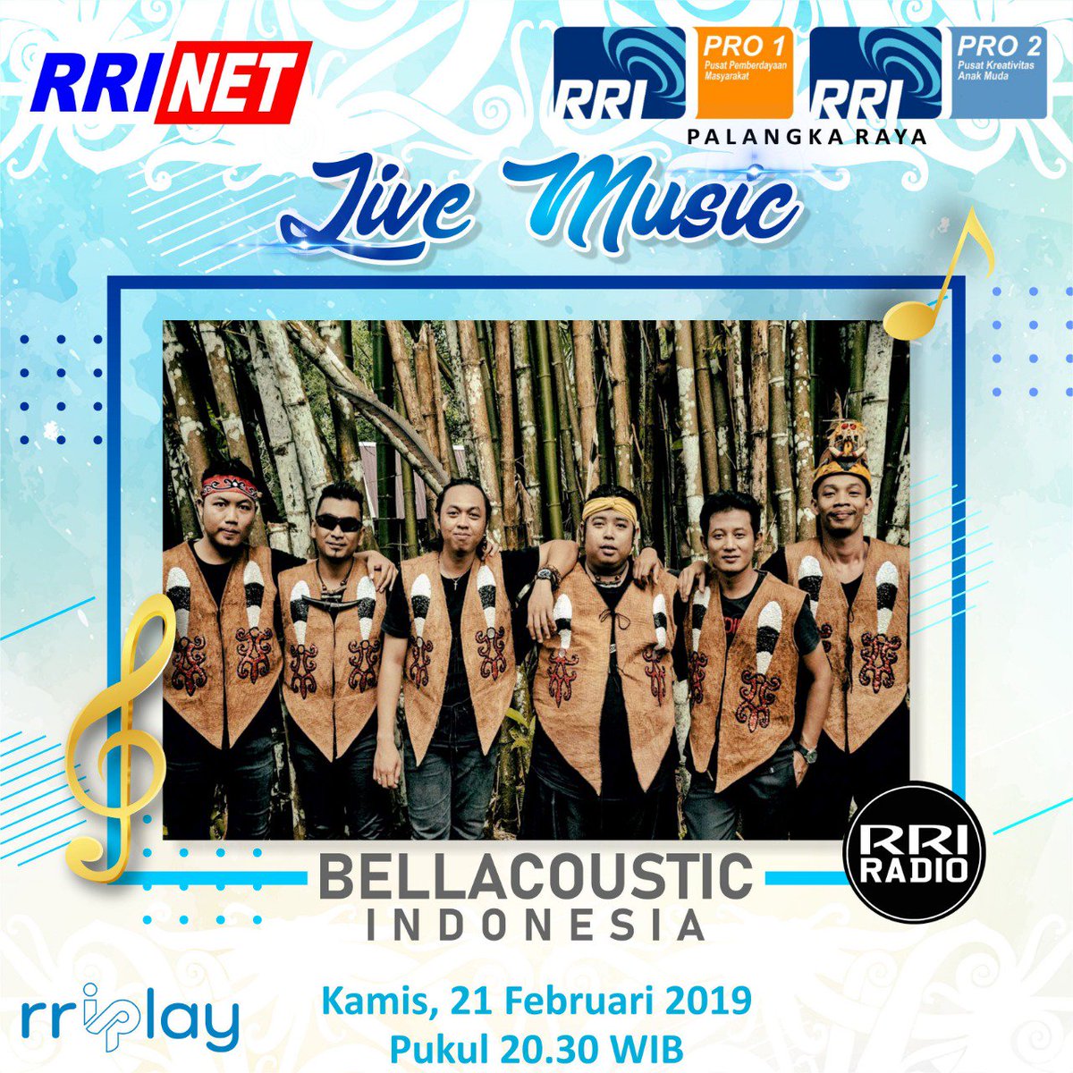 #rri #rriplay #rrinet #rriradio  #RRINetLiveMusic
#RRI
#RRIPlay
#RRINet
#RRIBeyoung
#RRI30Detik
#RRIOnline
#RRIDigital
#RRINow
#RRIWow
#RRIRadio
#RadioVisual
#RadioKeren
#SekaliDiudaraTetapDiudara
#TontonApaYangAndaDengar

rri.co.id