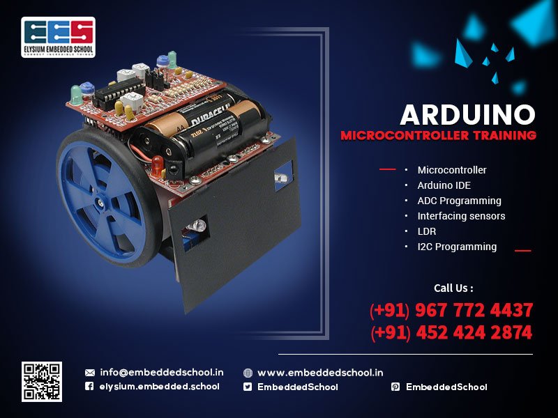 EmbeddedSchool's tweet image. Gain More Knowledge about Arduino Microcontroller with Certification at Elysium Embedded School
Click Here: bit.ly/2HjKopV
#elysiumembeddedschool #embeddedshcool #arduinomicrocontroller #embeddedcourse