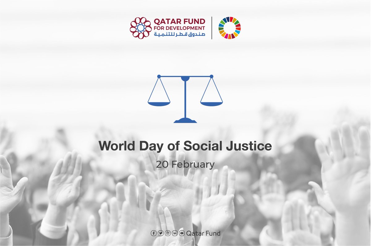 Qatar Fund For Development On Twitter Social Justice Is - 