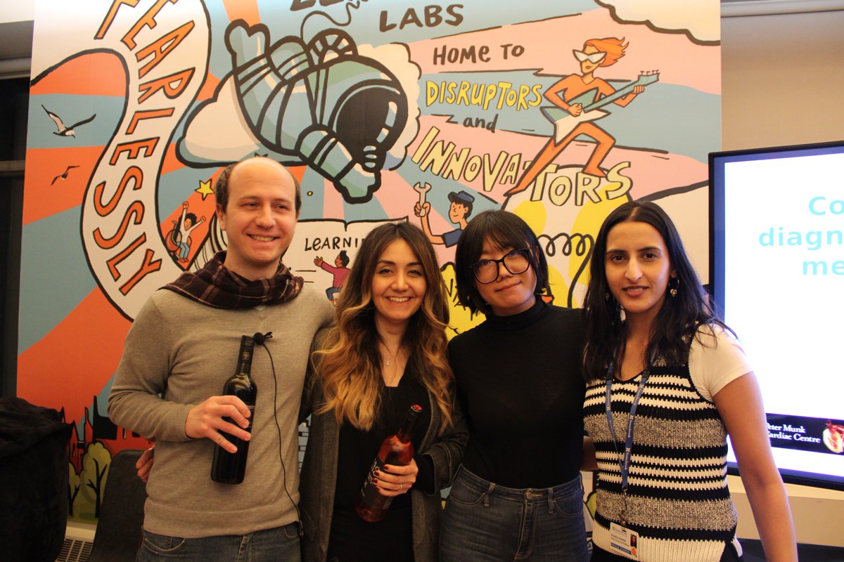 Our first #TDLS Authors session where <a href="/DavideChicco_it/">DavideChicco.it</a> spoke about his work on prediction of diagnosis based on patient health records, facilitated by Shazia Akbar and Nassim Tayari. Thanks <a href="/zerogravitylabs/">Zero Gravity Labs</a>, <a href="/michaelgcohen/">Michael G. Cohen</a> and Ella Chen for hosting us.