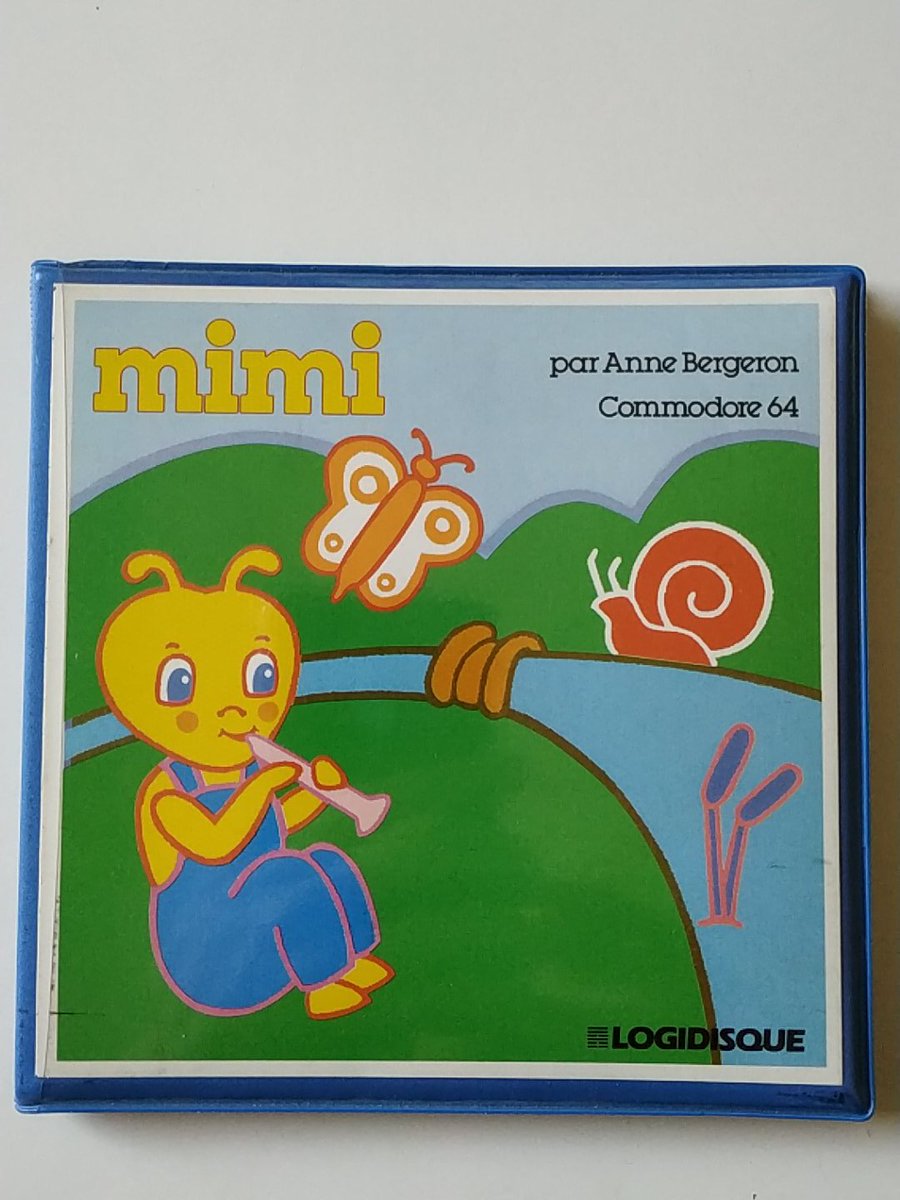 outrun69's tweet photo. Petit nouveau dans ma collection ! Mimi la fourmi, un petit éducatif très coloré et marrant à regarder. Notez la fiche de garantie du produit qui est une pure merveille à lire absolument ! C'est la fête du slip chez #logidisque #C64 #8bits #retrocomputing #retrogaming https://t.co/fSRKLXggR0
