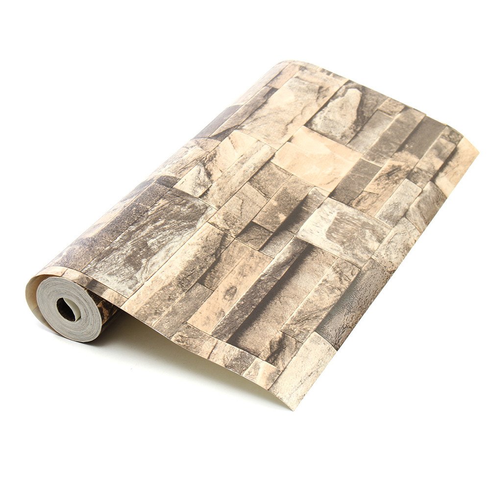 deals_copa's tweet photo. Tool Accessories Deals | 10mx0.53m 3D Realistic Retro Stacked Brick Stone Vinyl Background Wall Paper Khaki | For More Details About this Great Deal >> https://t.co/7VNjiQw4ia https://t.co/30j4tyzp3Z