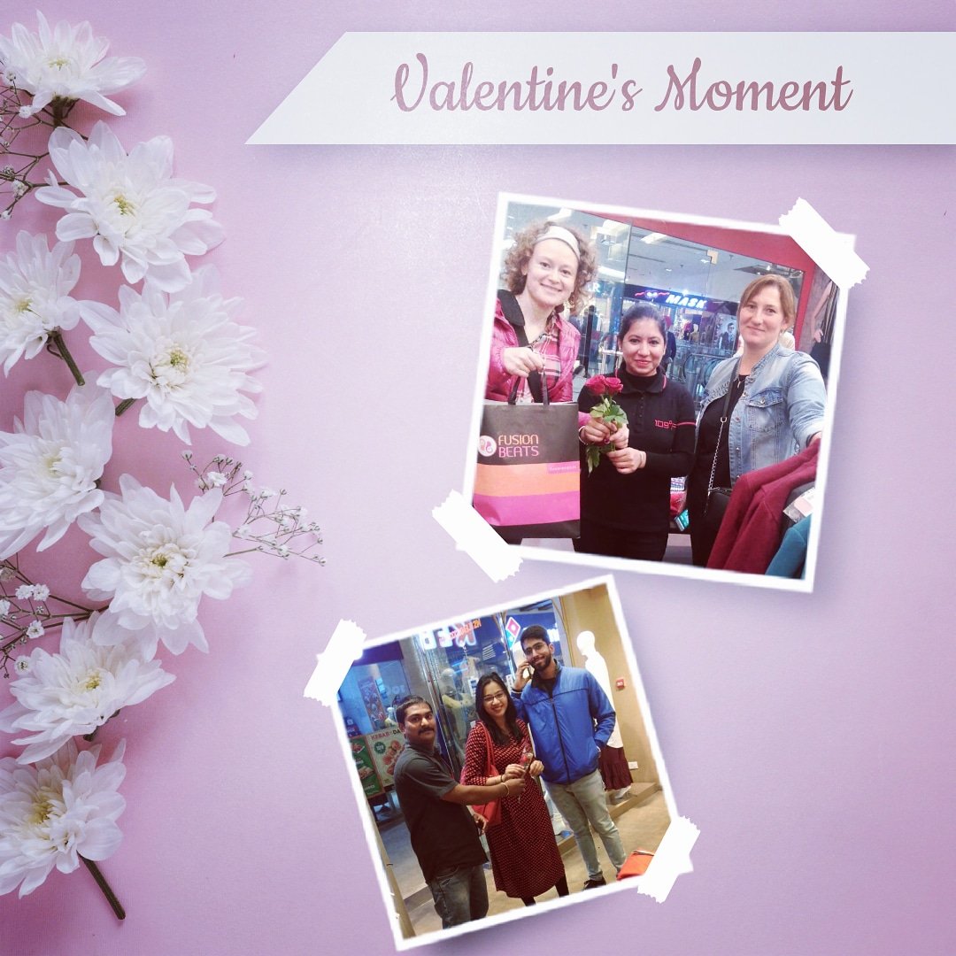 ItsFusionBeats's tweet photo. This Valentine's day, we made sure to make everyone feel special! Here is a glimpse of the Valentine's Day activity we did at our stores. The delight on their faces speaks volumes of their surprise and joy..

#valentinesday #rose #fusionfashion #Fusionbeats https://t.co/6Fixdf6WQp