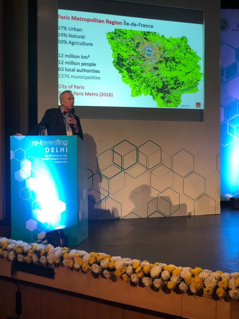 NIUA_India's tweet image. Walkability in a city is about #compactness, #mixeduse and #builtform and not just #neighbourhoods Paul Lecroart, Senior Urban Planner, Planning agency Paris region,IAU-dr #reinventingDelhi @iauidf #parisdevelopment #MPD2041 @official_dda
