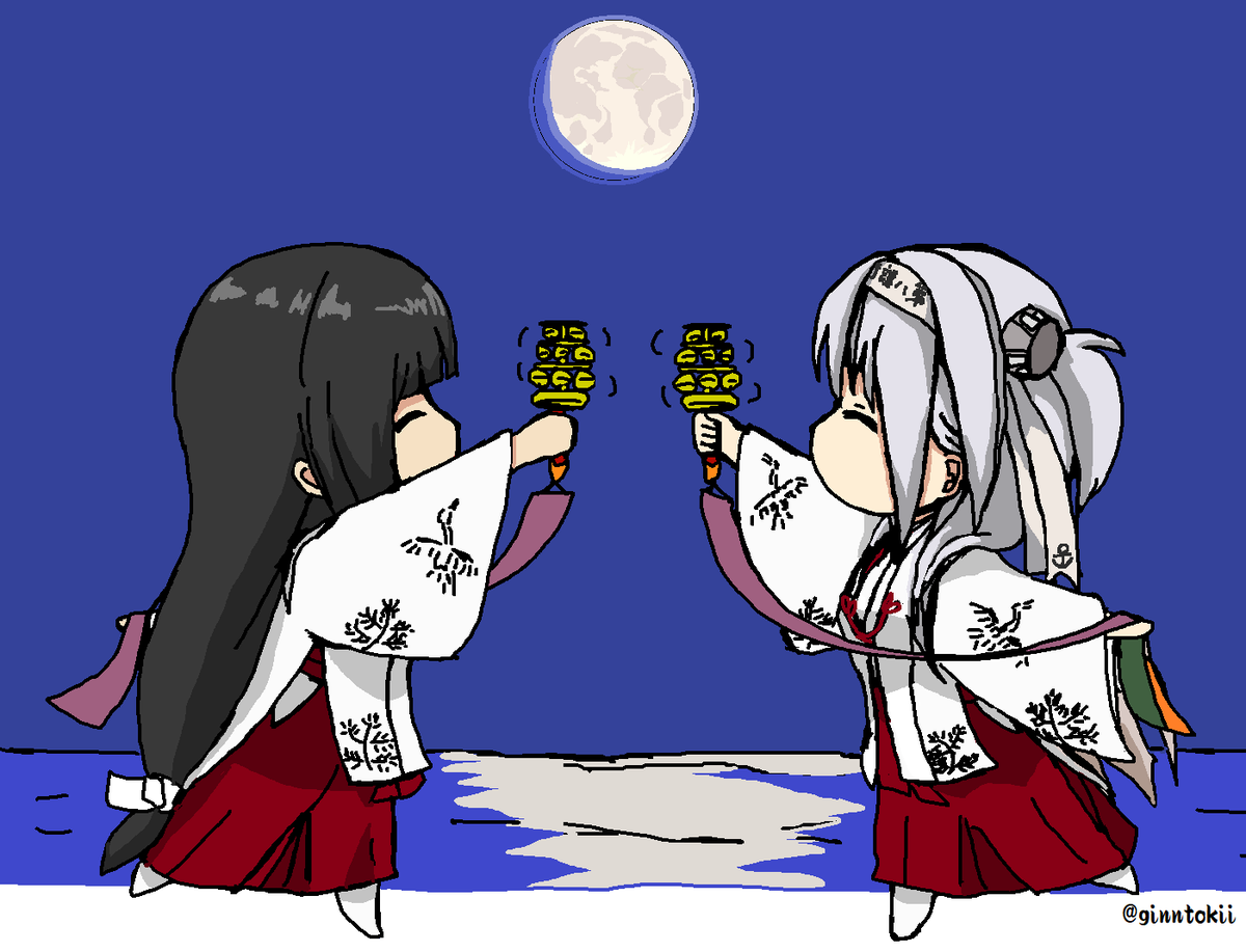 銀時 提督 En Twitter Rt 海上 艦上から見る夜空の月や星々は綺麗なんだろうな そういえば護衛艦すずつきは今鹿児島湾 天気が良ければ綺麗な月が見られるかな G G L