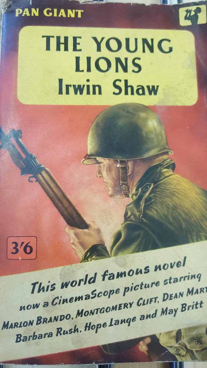 We have a large selection of Vintage Paperbacks.  We are featuring The Young Lions by Irwin Shaw. This novle was filmed starring Marlon Brando and Montgomery Clift. We also feature tow novels by Nevil Shute, including A Town Like Alice. @retroculturati #panpaperbacks #shoplocal