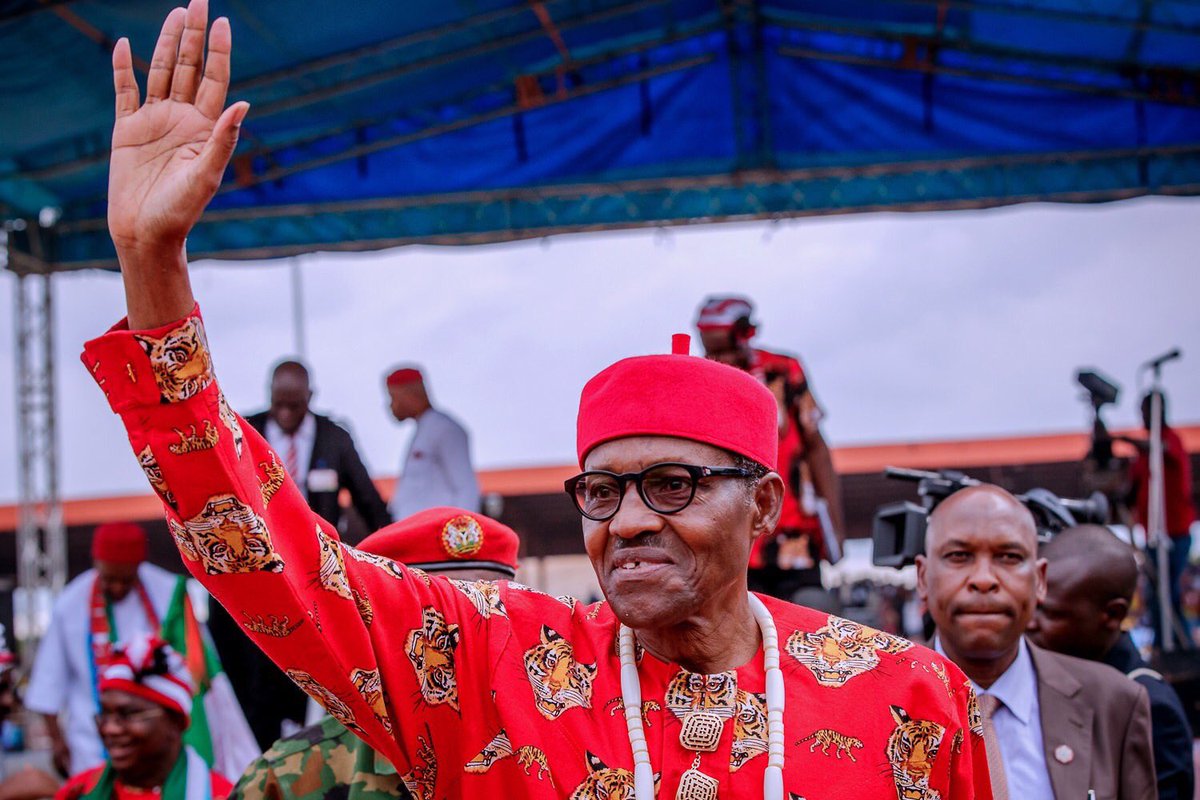 JANETBADE2's tweet photo. Ndi Igbo Kwenu from PMB
#pmbfourmoreyearsnaija
#NextLevel 
#NigeriaDecides2019 
#atikuneveragain https://t.co/z9EEeCTyP0