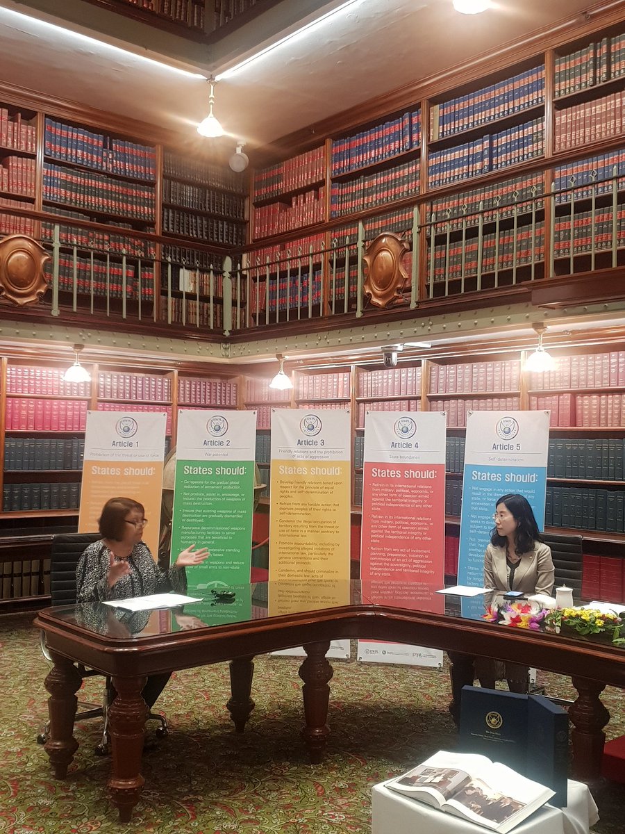 After the Women's Conference, there was a press conference with 2 media outlets in the New South Wales Parliament House. 

Q: What is the purpose of the Peace Tour? 
A: Women are the the mothers of peace. If 3.7 billion women unite under peace then world peace will be achieved.