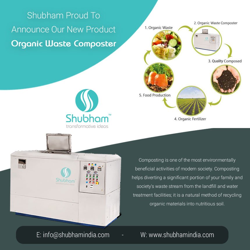 shubhaminc's tweet photo. @shubhaminc Proud To Announce Our New Product Organic Waste Composter
(Find out more: https://t.co/vLspR4vl8d)
#OrganicWasteComposter #ChooseTheRightComposter #SwachhBharat #ShubhamIndia #NewProduct https://t.co/txAqlr1ZN3