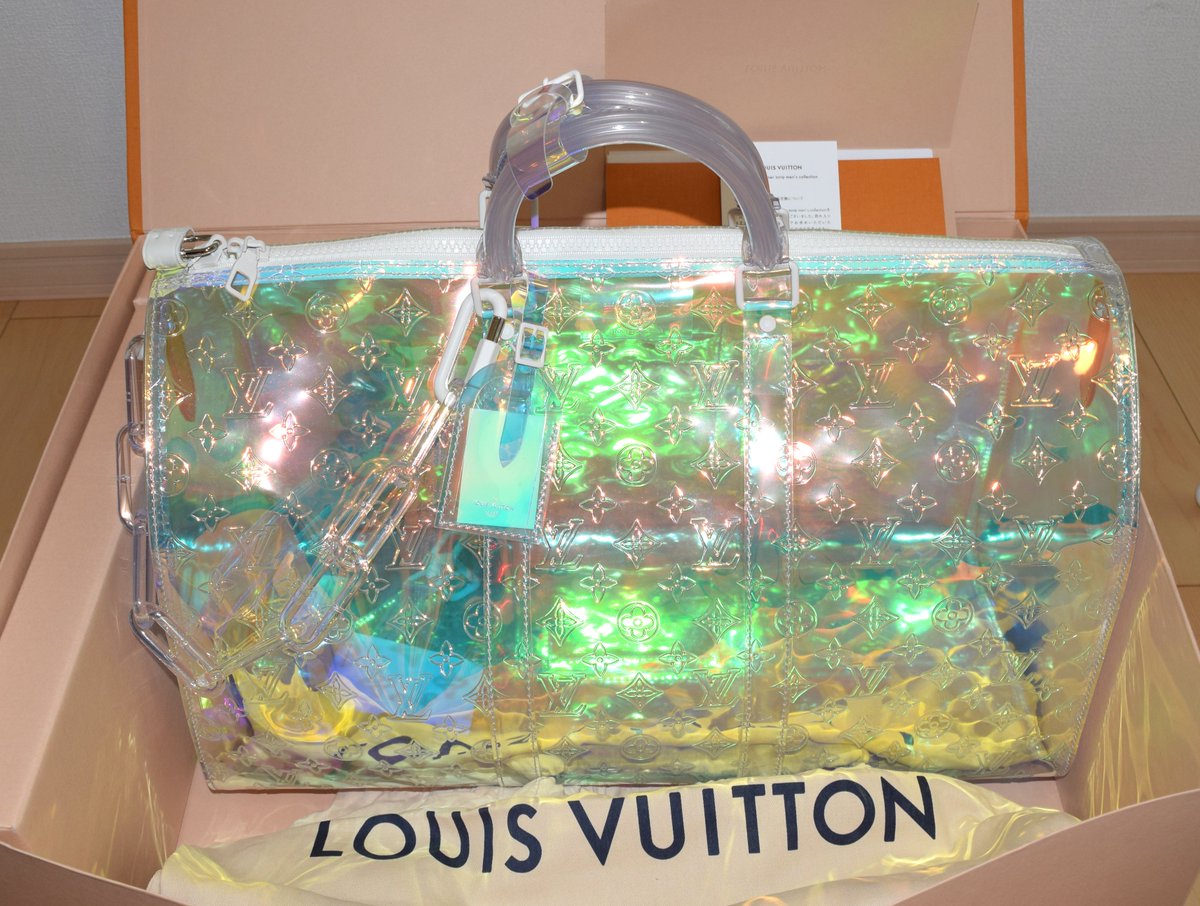 Sold at Auction: Louis Vuitton SS19 Keepall 50 (Virgil Abloh Debut)