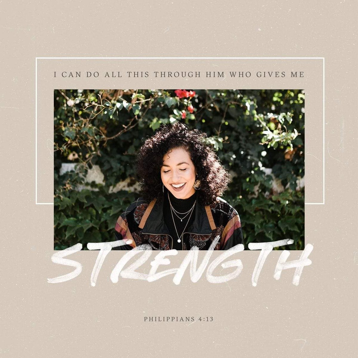 marykristilere's tweet image. It is in Christ that we find the strength we need to do“everything” we need to get done in life.Fix your thoughts on Christ today and move forward with confidence that “in and through Christ”you can accomplish anything you set your mind to. 
#aboundinggrace #growth #gracetograce