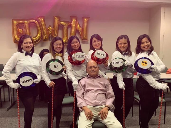 Our G10 West RN Dance Troupe performs for Night Shift RN Edwin’s Retirement! #celebratingnurses