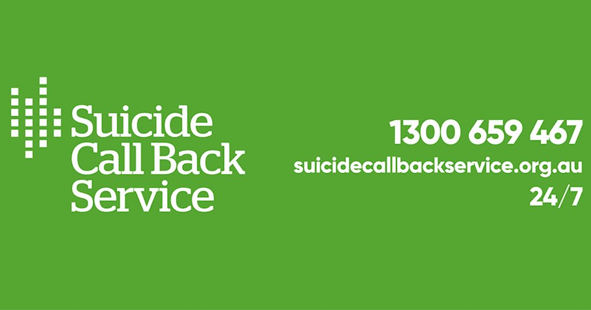 SuicideCallBack's tweet photo. Suicide Call Back Service offers professional phone and online counselling for anyone affected by suicide. Call 1300 659 467 or visit  https://t.co/QJb8Udy1WY  #mentalhealth #suicideprevention https://t.co/rseFlQrKkw