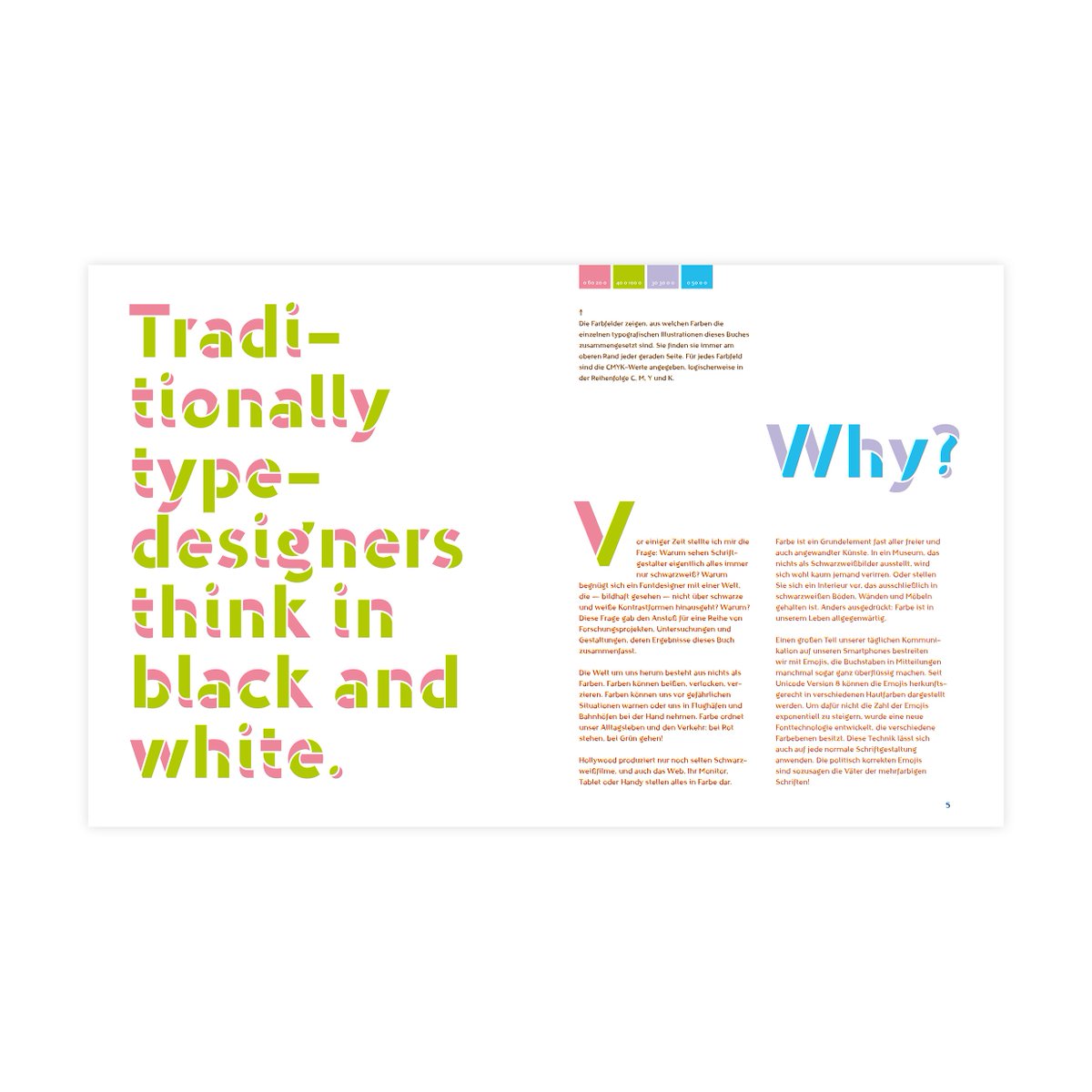 NovoTypo's tweet photo. Why? Intro-page of Color and Type (in German). Soon available via @VerlagHSchmidt Pre-order your copy via https://t.co/xjqdSiZLif
#novotypo #colorfonts #bixacolor #zizacolor #typecolor #colortype #colorandtype #chromatictypography #typedesign #typography #fonts #markvanwageningen https://t.co/WTDyleiXr8