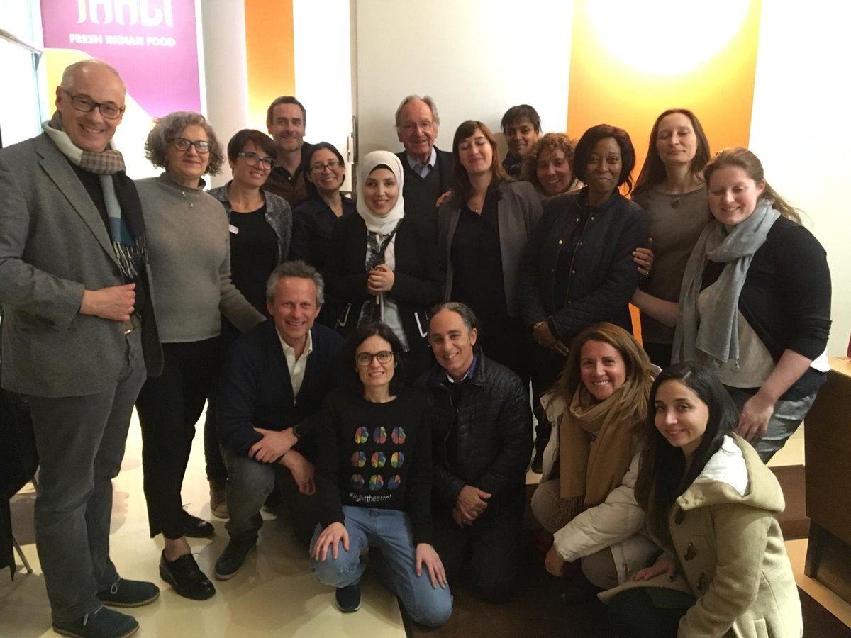 ModestaN72's tweet image. Had a dinner with retired Senator Tom Harkin and founder of the Essl Foundation, Martin Essl. 😃 #ZeroCon19