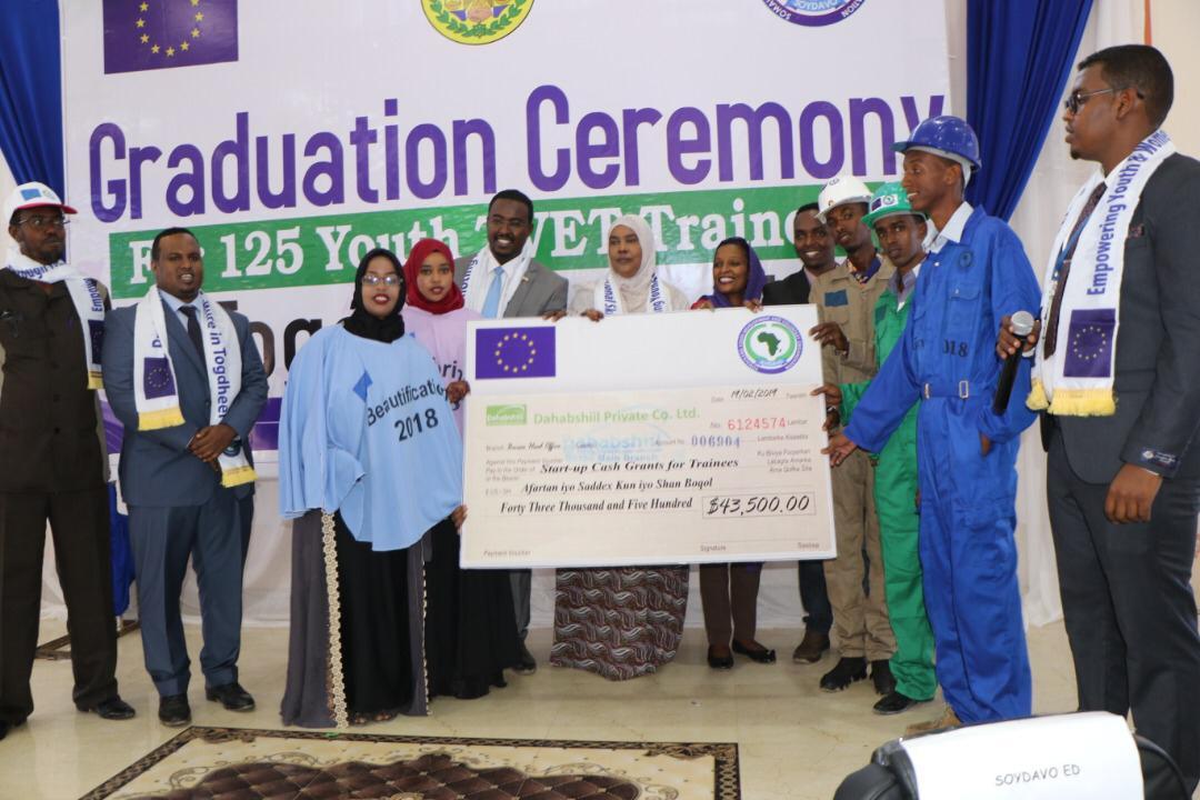 EU Del in Somalia on Twitter: "Graduation ceremony of 125 youth TVET