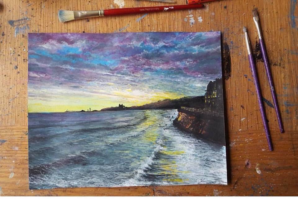 DameonStrong1's tweet photo. #ocean #visualart #nautical #ripcurl #surfart #nature #oceanpainting #sunset #oceanart #interiordesign #sunrise #coast #seapainting  #contemporaryart #seascape #coastalliving #yorkshirecoast #artgallery  #yorkshire #water #sea #realism #whitby #artforsale #blueplanet https://t.co/ZBXoWbtlq0