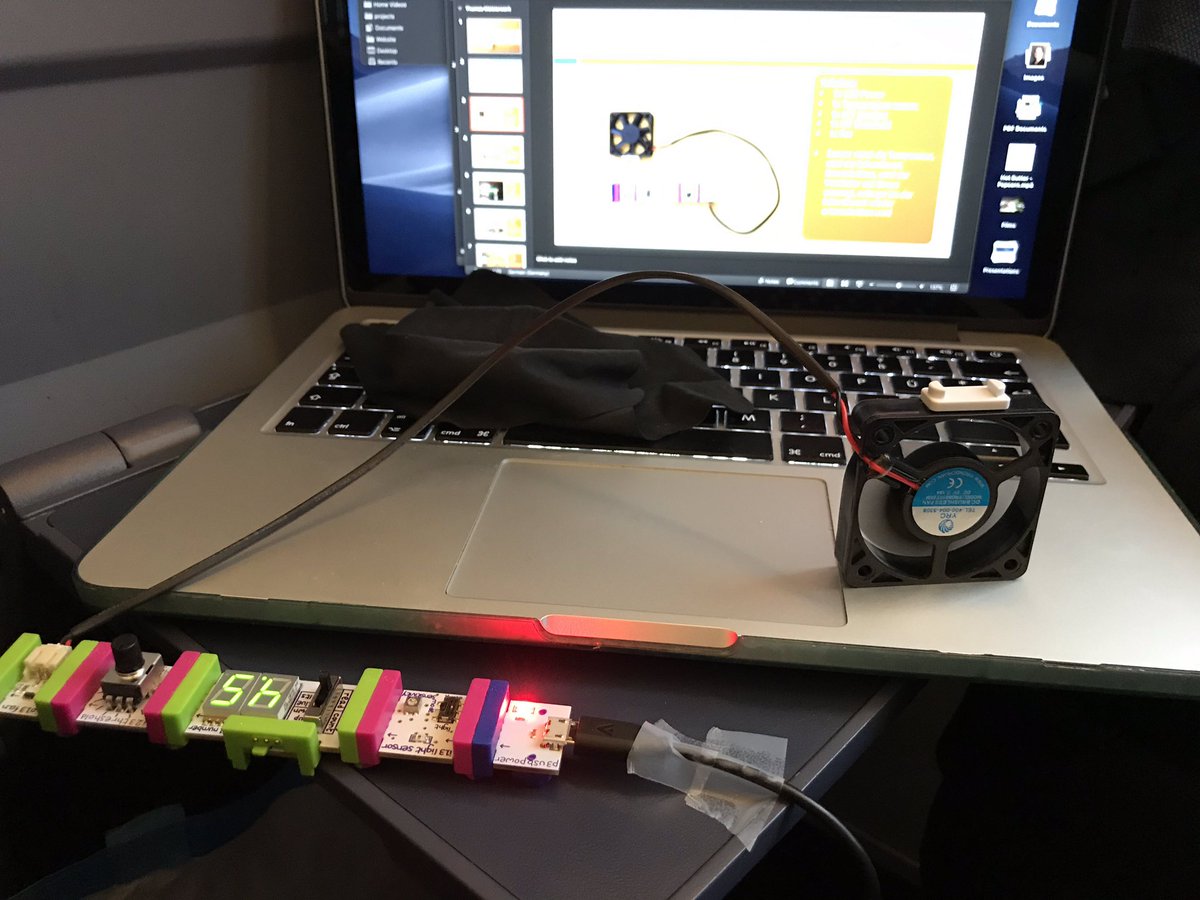 petermayerla's tweet photo. Finally my Mac got a decent fan 😍#littlebits @LittleInventors @DriesGuth https://t.co/6cGTaZxsHz