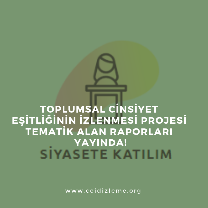 Avrupa Birliği tarafından finanse edilen #ToplumsalCinsiyet Eşitliğinin  İzlenmesi Projesi kapsamında üretilen Tematik Alan Haritalama Raporları  ekutuphane.ceid.org.tr  ve ceidizleme.org'da yayında!  #eşitlikizleme