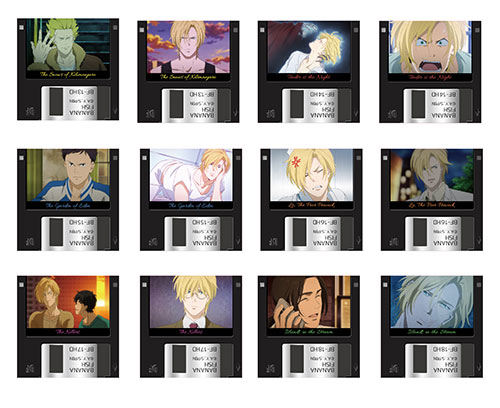 稀少品】BANANA FISH フロッピー風缶バッジ vol.4 コンプリート 稀少品