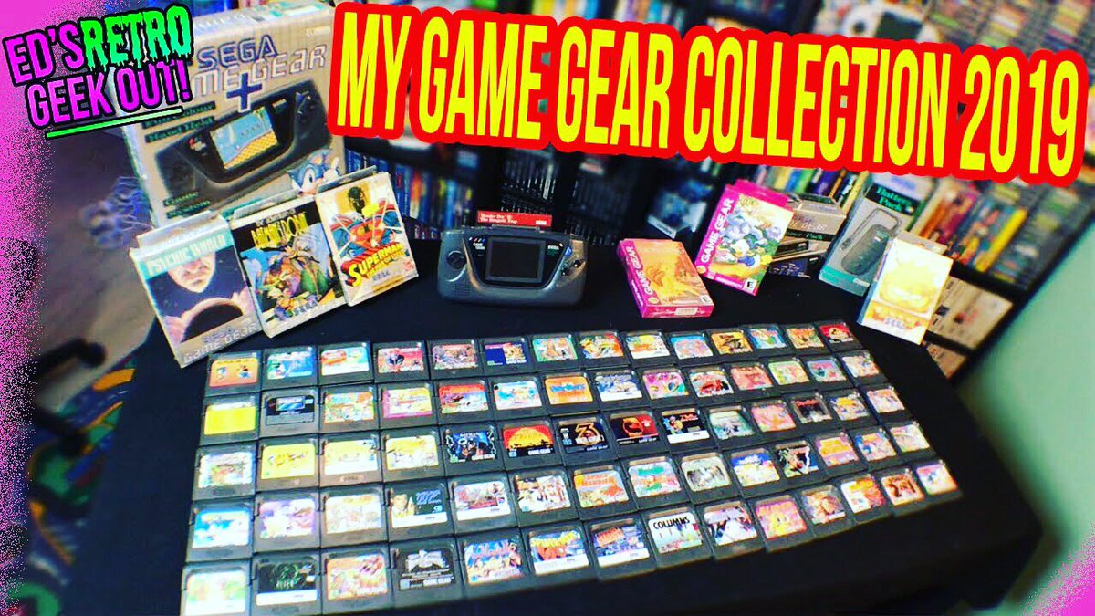 Sega Game Gear Collection video is on Youtube now! Check link youtu.be/zlHVof8oXko ! #segadoeswhatnintendont #sega #gamegear #segagamegear #8bit #handheldgaming #handheld #handheldgamer #gameroom #90s #nostalgia #retrogaming #retrocollector #edsretrogeekout