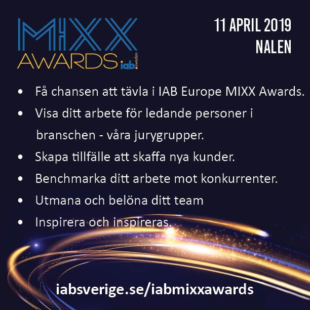 IAB Sverige tweet media