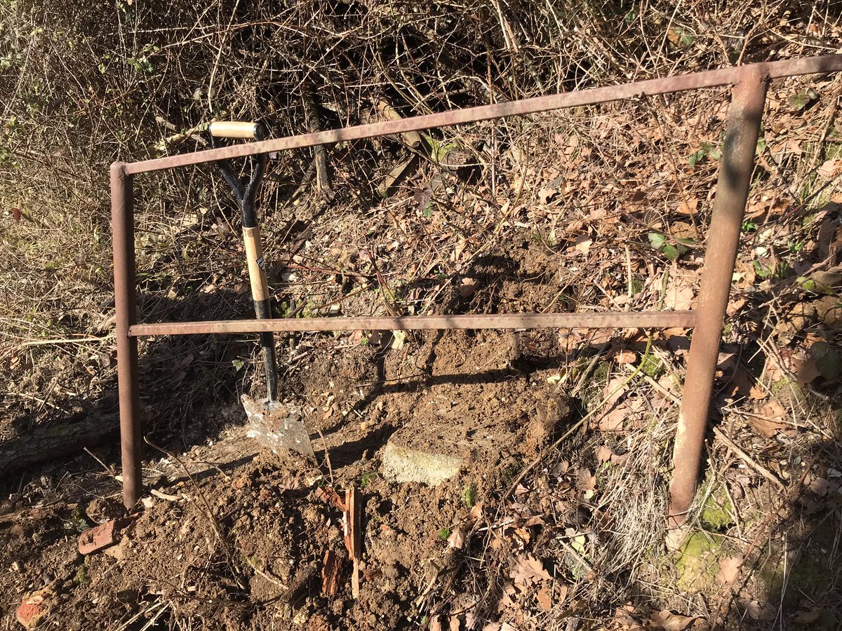 AitkinHazel's tweet photo. The discovery of a buried staircase at #Chatham #fortluton this week, was like buried treasure for the #communitypayback ”time” team @KSSCRC who started the big dig 😊#workingtogether #givingback #probationworks https://t.co/z5R8QMEQAx