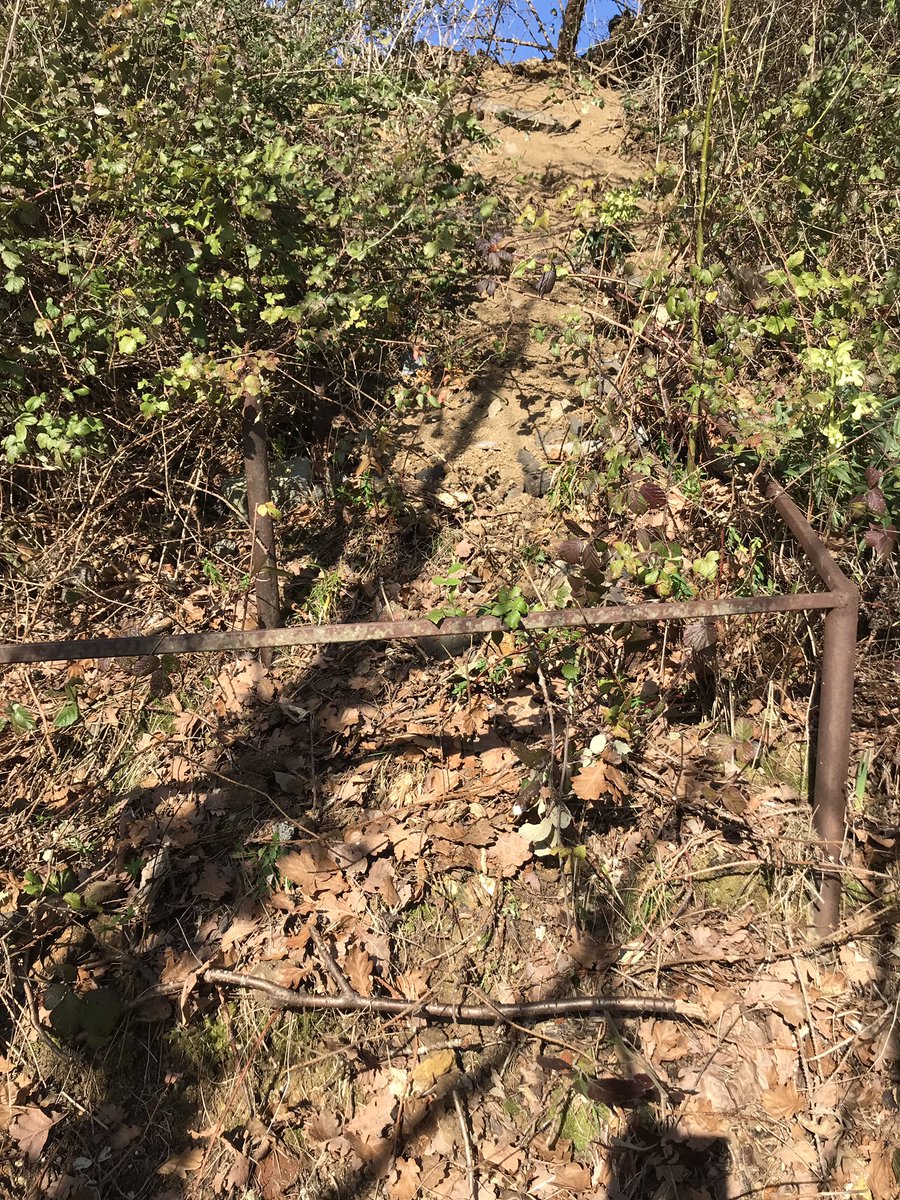 AitkinHazel's tweet photo. The discovery of a buried staircase at #Chatham #fortluton this week, was like buried treasure for the #communitypayback ”time” team @KSSCRC who started the big dig 😊#workingtogether #givingback #probationworks https://t.co/z5R8QMEQAx