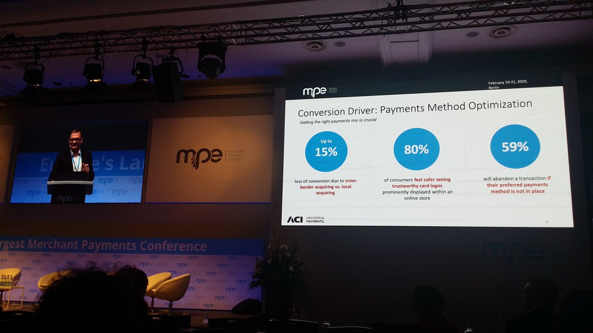 For merchants to give themselves the best possible chance in what is essentially a consumer landgrab, they need to understand and cater for buyer preferences and behaviours. Opening session day 2 @mpecosystem with Richard Jolly from @ACI_Worldwide. #ilovempe #MPE2019