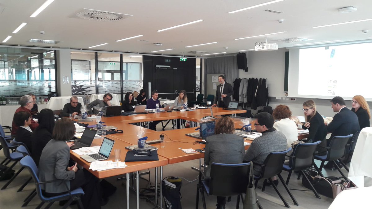 utransforchange's tweet photo. U·Trans a la Universitat de Klagenfurt (Àustria) en el Comitè de Coordinació Internacional del Projecte UNIVERS. Convocatòria ERASMUS + Universitats Europees de la UE #utrans #utransforchange https://t.co/JtGwg7rCXl