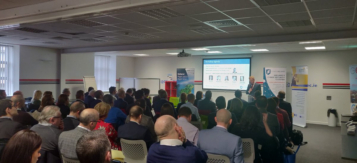 CyberIreland's tweet photo. Another great turnout in the Guinness Enterprise Centre for Day 3 of the #CyberIreland Cluster Initiation Workshops #CyberIrelandDublin https://t.co/23mBB0n2SU