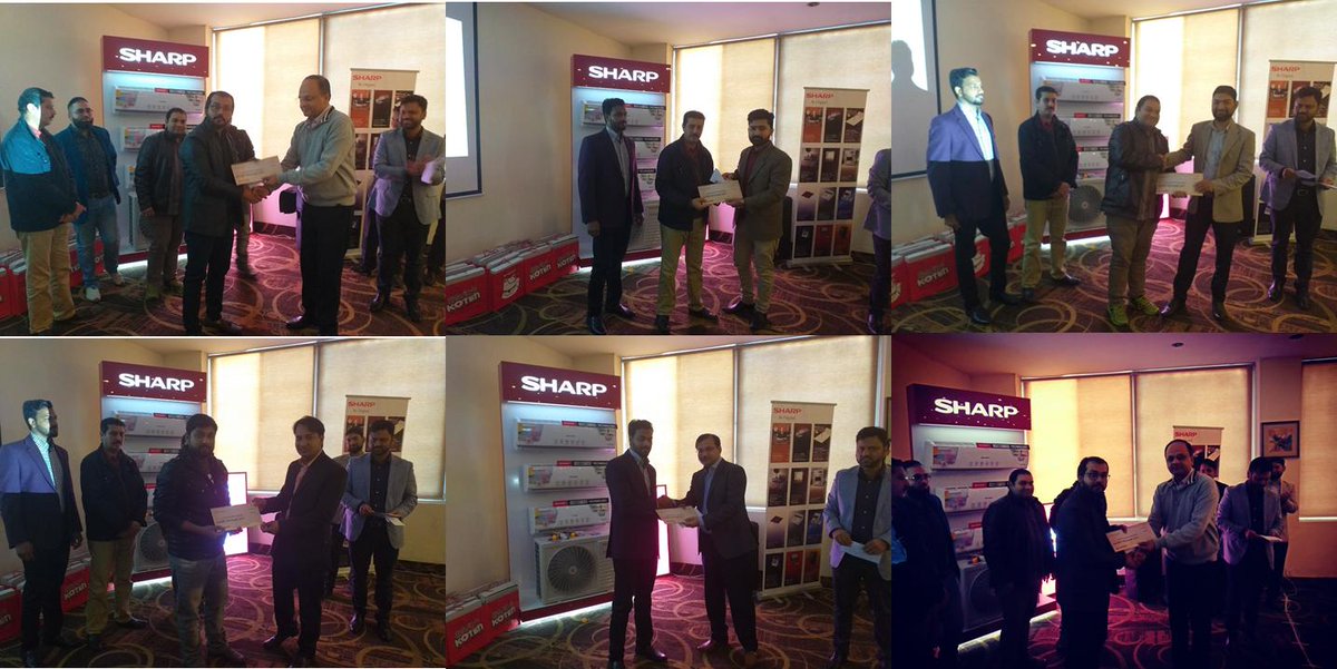 sharp_ce_mea's tweet photo. SHARP MIDDLE EAST FZE successfully completed one of its kind Personal Skills Development training in Lahore, Pakistan for its dealers and Sales team. 
#SharpBeOriginal #iloveSharp #ATOMtraining #lahore #pakistan https://t.co/z0jqj9bL59