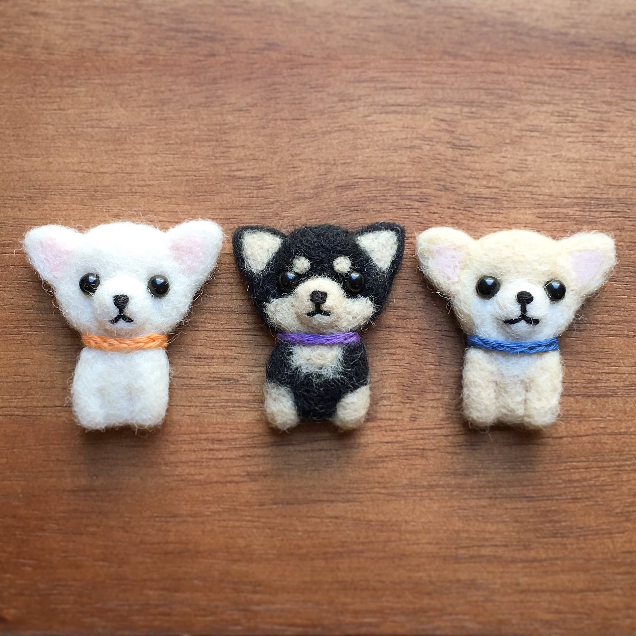 羊毛フェルト 犬 チワワ