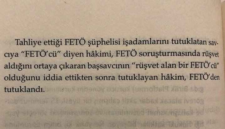 _shibumi__'s tweet photo. İşte beklediğim paragraf :(
#Metestaz okuması ve sindirmesi çok zor bir kitap...kısa molalar vererek okuyabiliyorum ::(
Vah güzel ülkem vah!!
Kıssadan hisse,bu iktidar değişmedikçe fetoyla mücadele havanda su dövmekten başka bir şey değil.
... https://t.co/2Yax7g2Blh