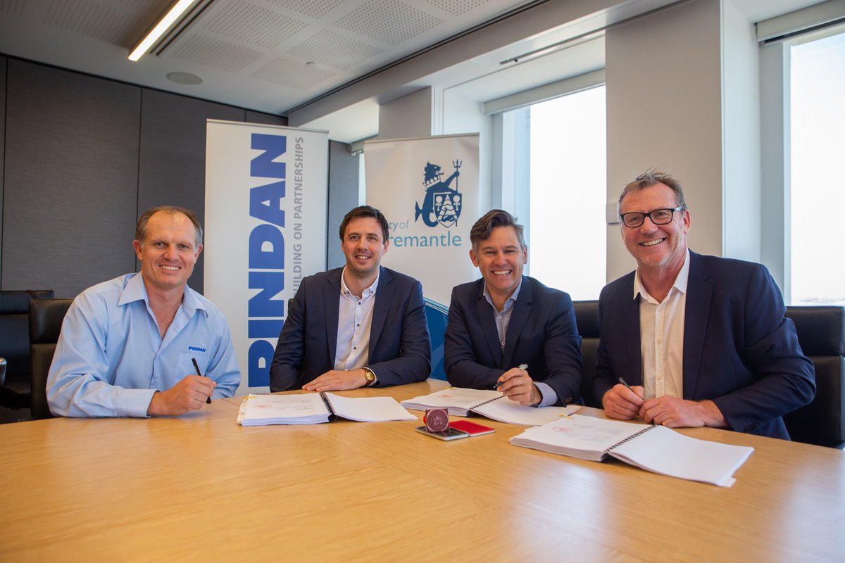 The transformation of Fremantle’s city heart is about to enter an exciting new phase with the contract signed for Pindan Constructions to build the City's new civic centre and library in Kings Square. Read more here: bit.ly/2T2OyHv