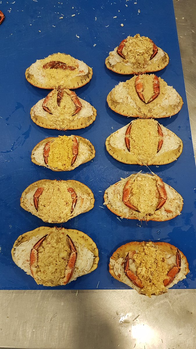 BNfishsales's tweet photo. These crabs were packed with meat on last night's fish prep course! Next course is 19th March (dressing crab, cleaning squid, gutting bream, filleting mackerel). Phone 01273 420123 to book! π¦π¦π¦
#brighton #hove #localfish #shoreham #sussex #fish #crab #fishprep https://t.co/ffYMQY91Ew