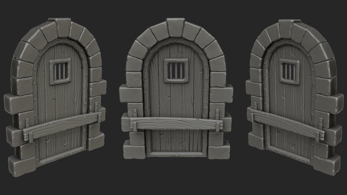 CCMediaComm's tweet photo. More amazing 3D work by one of our talented Games Development students. These stylised dungeon doors would be at home in a fantasy RPG or as plastic pieces in a board game.
#3d #3dsmax #3dmodeling #autodesk #gamedev #games #videogames #canterburycollege #studygames https://t.co/24SpmOWBbq