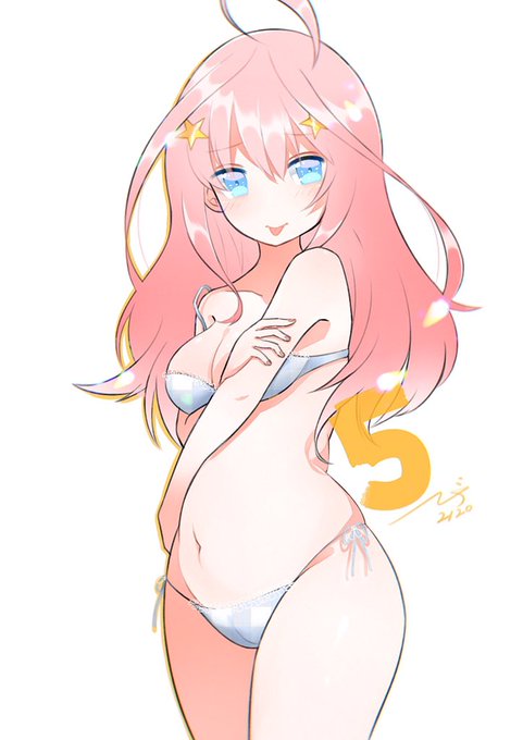 🎀Lis🎀さんがTwitterに投稿した中野五月(五等分の花嫁)のイラスト。