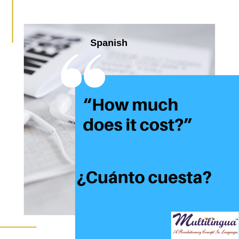 multilinguaa's tweet photo. It helps to be savvy while traveling, as well as being mindful of whether you’re staying within your budget

German: Wieviel kostet das? – “How much is that?”
French: Combien ça coûte ?
Mandarin Chinese: Zhè shì duōshǎo qián?
Spanish: ¿Cuánto cuesta?
#multilingua https://t.co/aj6dHV5Wa1