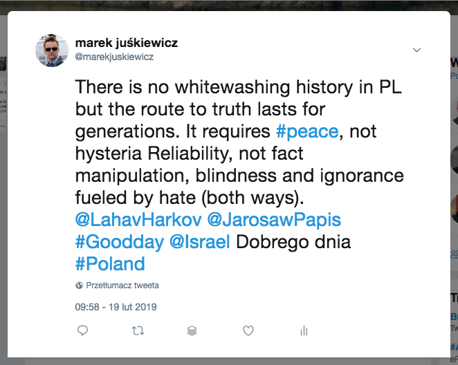 marekjuskiewicz's tweet photo. Co ci grozi jeśli życzysz #GoddDay dziennikarce z Izraela i piszesz prawdę? Dołączysz do elitarnego grona ludzi zbanowanych jak @JanSliwa - pozdrawiam ;)
To może jakiś hashtag order banned by Latav Harkov #bannedbyLH?...
Obok corpus delicti
@JarosawPapis https://t.co/BdAQgdPLtr