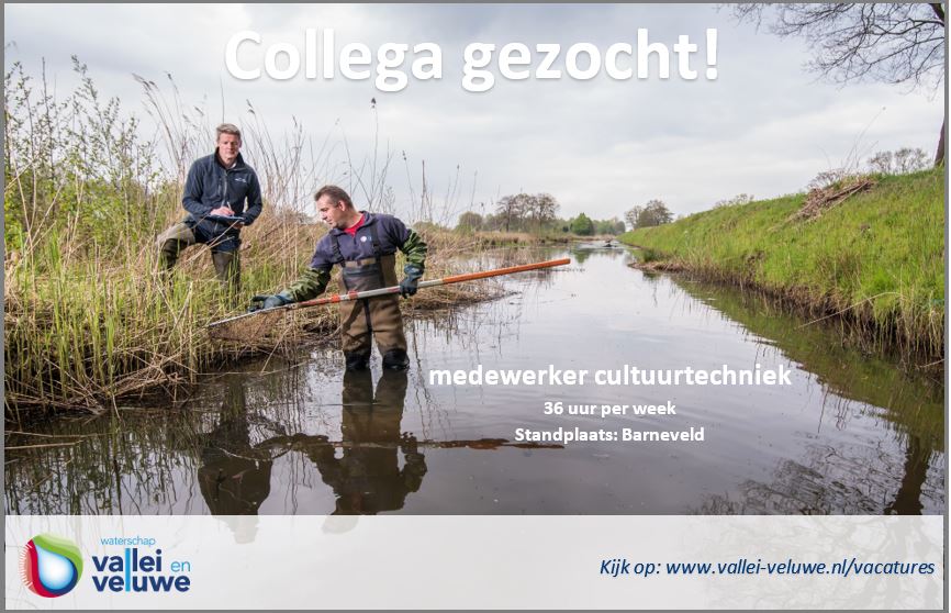 Heb jij #MBO-opleiding, niveau 3/4, richting land, water en #milieu? Heb je ervaring in uitvoeren onderhoudswerkzaamheden water- en/of groenbeheer? Solliciteer dan nu op #vacature medewerker cultuurtechniek bit.ly/2SdmCfw