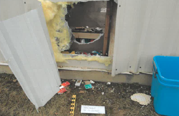 FOX17's tweet image. Man breaks through wall at Dollar General store to steal cigarettes bit.ly/2DVUIQf