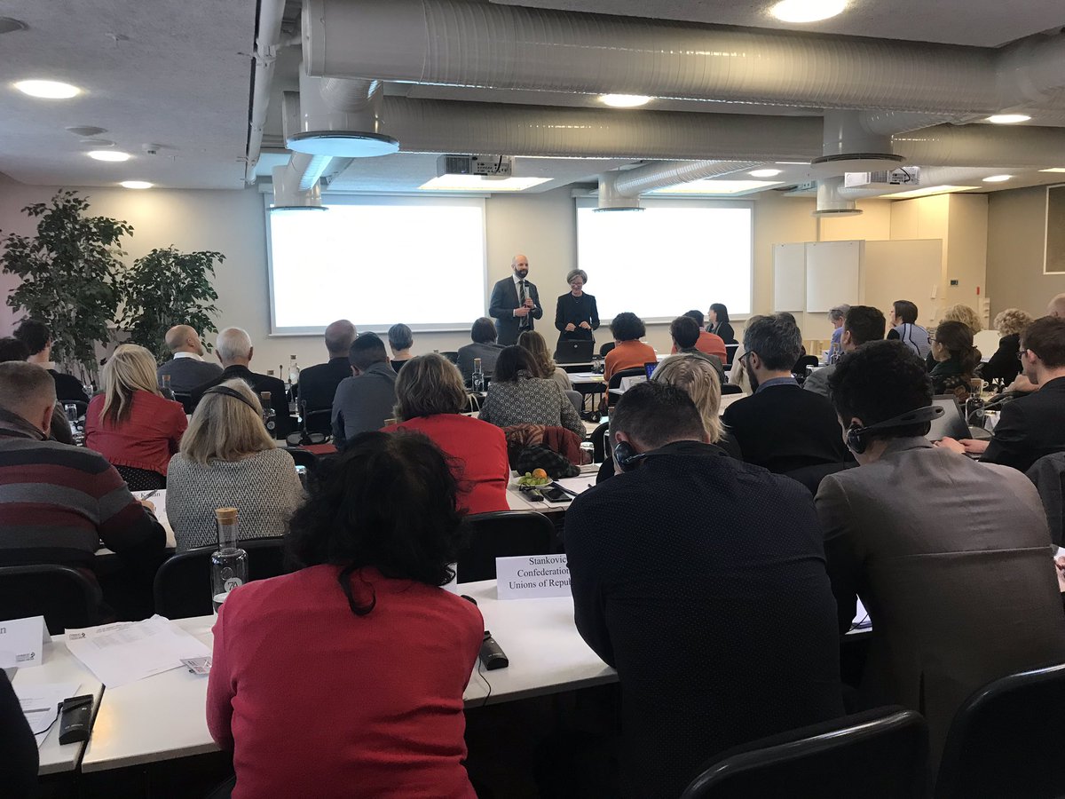 davegibney's tweet image. The Swedish unions are fascinating. They have no national minimum wage because all employers abide by collective bargaining agreements. Employers ENCOURAGE workers to join unions. Imagine that  #Netlex