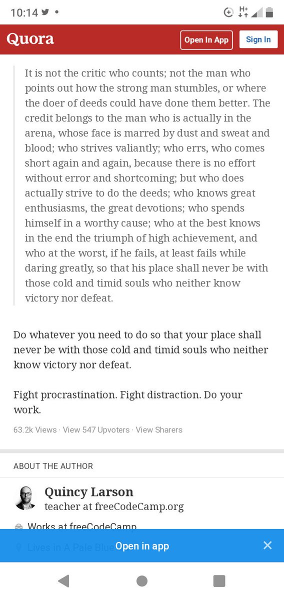 kingsleyiheonye's tweet image. @ossia this is a great article. Thanks for the reply. I am motivated to do more. #CodeNewbie #javascript #freecampcode
