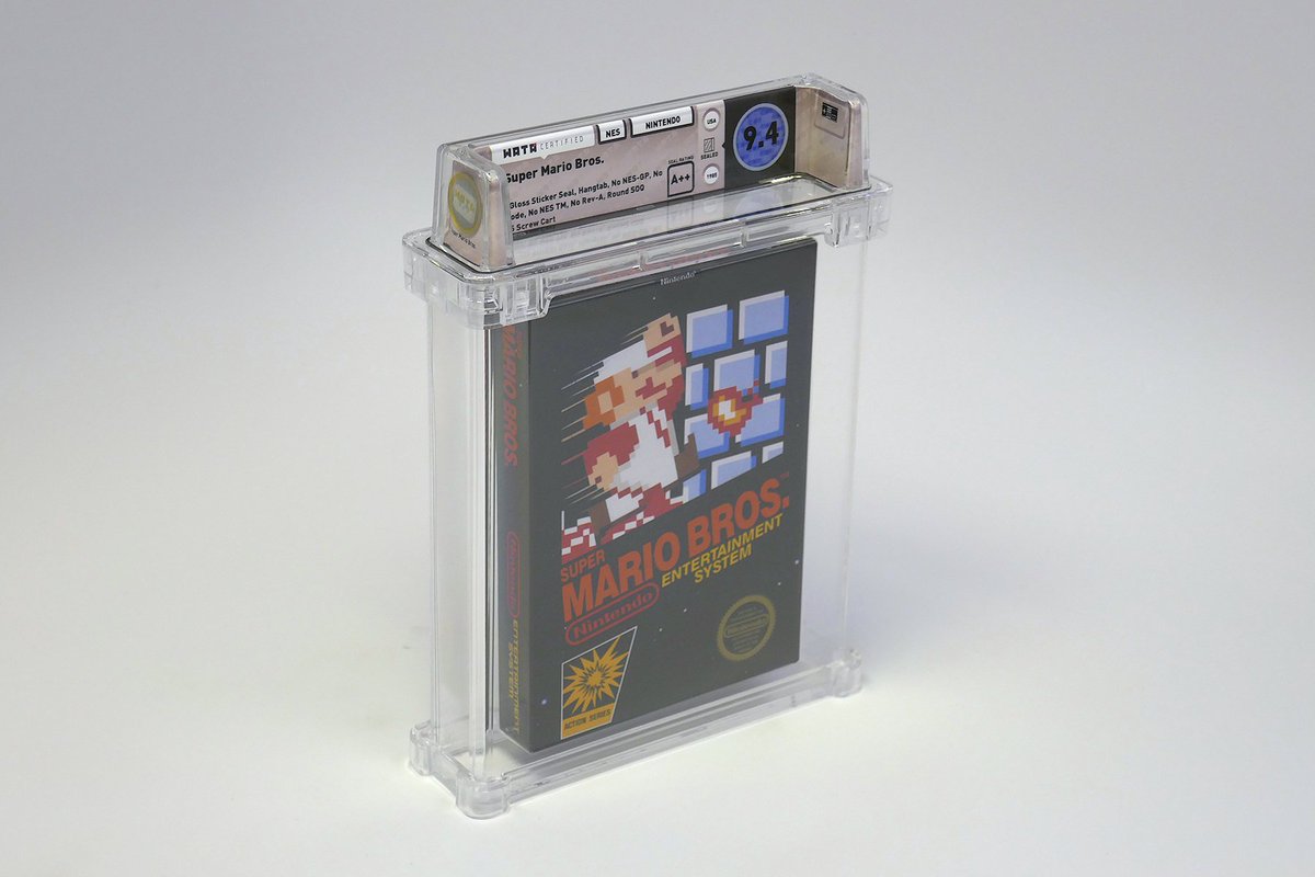 Hypebeast_JP's tweet photo. 『スーパーマリオブラザーズ』の未開封品が驚愕の1,100万円で落札 

Read More : https://t.co/XzcxOdI6YT https://t.co/aJPvew2FwR